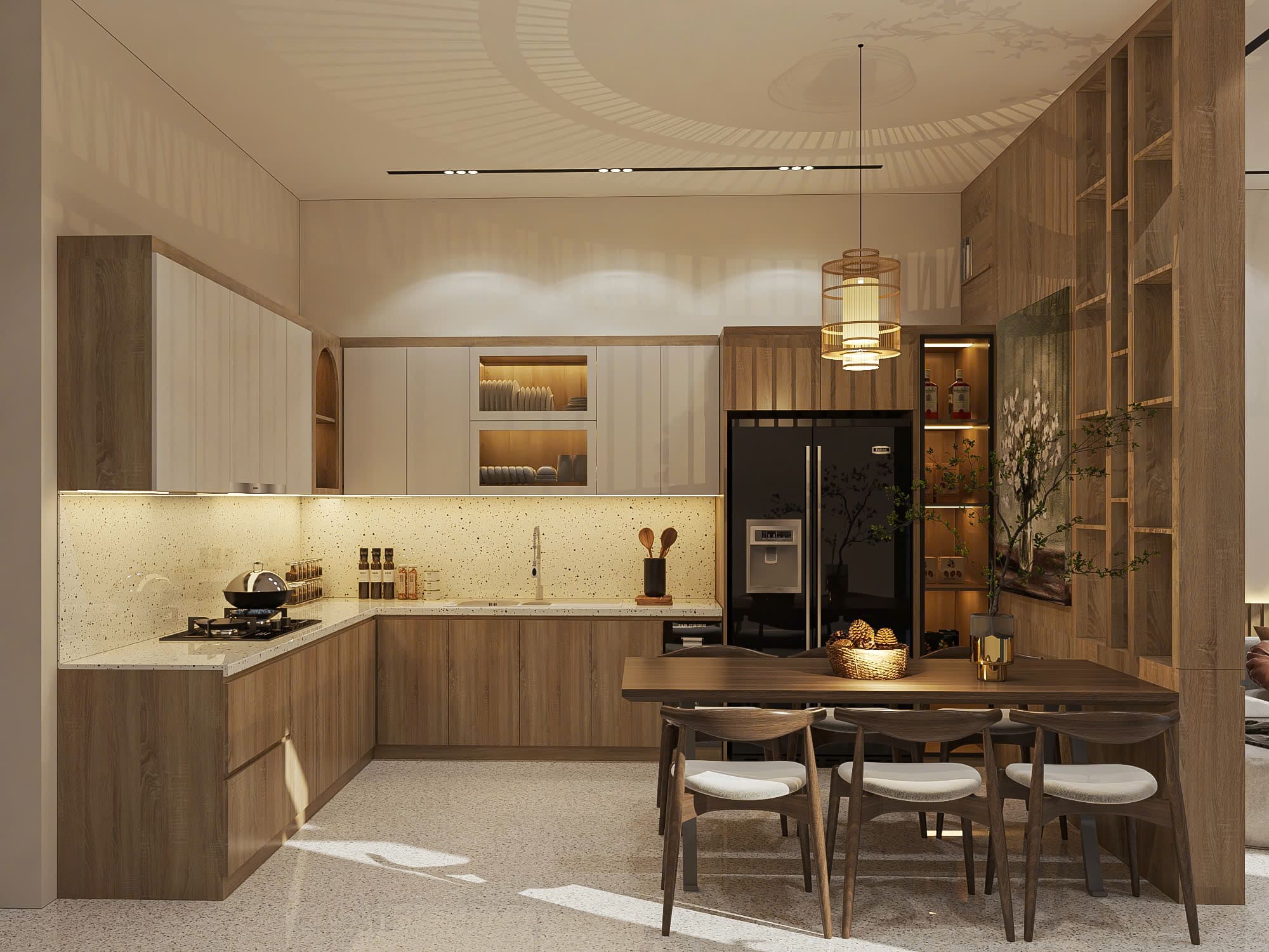 nội thất hiện đại tự nhiên