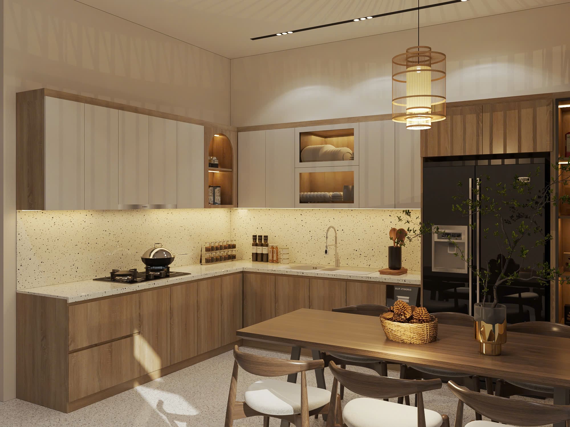 nội thất hiện đại tự nhiên