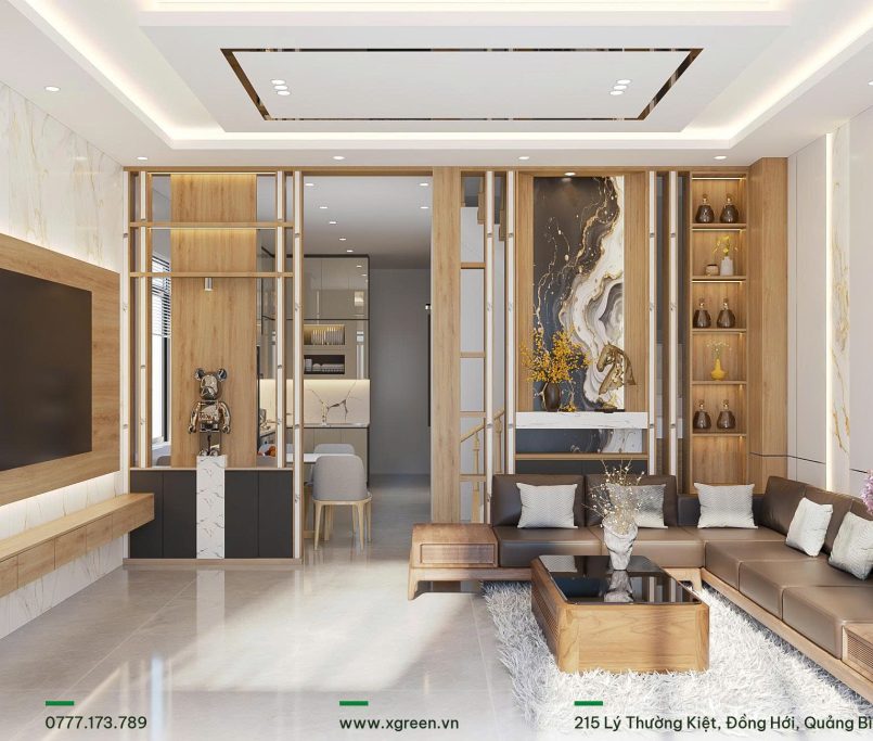 Phòng khách sang trọng ở Quảng Bình